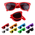 Classic Foldable Travel Neon Pocket Sunglasses